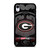 UNIVERSITY OF GEORGIA BULLDOGS UGA BLACK iPhone XR Case