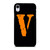 VLONE BLACK LOGO iPhone XR Case