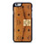 MCM WORLD WIDE BROWN LEATHER iPhone 6 / 6S Case