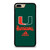 MIAMI HURRICANES GREEN LOGO iPhone 7 Plus Case