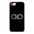 SALVATORE FERRAGAMO LOGO BLACK iPhone 8 Case