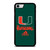 MIAMI HURRICANES GREEN LOGO iPhone SE 2022 Case