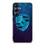 PORSCHE CAR BLUE LOGO Samsung Galaxy S25 Case