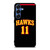 TRAE YOUNG ATLANTA HAWKS BLACK Samsung Galaxy S25 Case