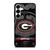 UNIVERSITY OF GEORGIA BULLDOGS UGA BLACK Samsung Galaxy S25 Plus Case