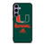 MIAMI HURRICANES GREEN LOGO Samsung Galaxy S24 Plus Case