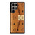 MCM WORLD WIDE BROWN LEATHER Samsung Galaxy S24 Ultra Case