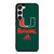 MIAMI HURRICANES GREEN LOGO  Samsung Galaxy S23 Case
