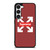 OFF WHITE LOGO X SUPREME RED  Samsung Galaxy S23 Case