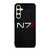 N7 MASS EFFECT PLATE EMBLEM Samsung Galaxy S24 FE Case