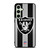 OAKLAND RAIDERS STRIPE LOGO Samsung Galaxy S24 FE Case