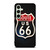 ROUTE 66 STREET US LOGO CARBON Samsung Galaxy S24 FE Case ROUTE 66 STREET US LOGO CARBON Samsung Galaxy S24 FE Case