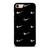 BLACK NIKE LOGO PATTERN iPhone 8 Case