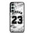 MICHAEL JORDAN 23 WHITE MARBLE Samsung Galaxy S23 FE Case