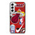 MIAMI HEAT NBA STICKER BOMB Samsung Galaxy S22 Case