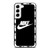 NIKE SWOOSH ROUND BLACK Samsung Galaxy S22 Case