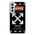 OFF WHITE BLACK SUP Samsung Galaxy S22 Case