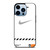 OFF WHITE X NIKE GREY LOGO iPhone 13 Pro Max Case