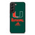 MIAMI HURRICANES GREEN LOGO Samsung Galaxy S22 Plus Case