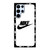 NIKE SWOOSH ROUND WHITE Samsung Galaxy S22 Ultra Case