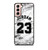 MICHAEL JORDAN 23 WHITE MARBLE Samsung Galaxy S21 Case