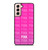 VICTORIA'S SECRET PINK LOGO Samsung Galaxy S21 Case
