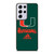 MIAMI HURRICANES GREEN LOGO Samsung Galaxy S21 Ultra Case