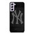 NEW YORK YANKEES METAL TEXTURE Samsung Galaxy S21 FE Case NEW YORK YANKEES METAL TEXTURE Samsung Galaxy S21 FE Case