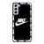 NIKE SWOOSH ROUND BLACK Samsung Galaxy S21 FE Case