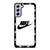 NIKE SWOOSH ROUND WHITE Samsung Galaxy S21 FE Case