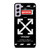 OFF WHITE BLACK SUP Samsung Galaxy S21 FE Case OFF WHITE BLACK SUP Samsung Galaxy S21 FE Case