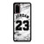 MICHAEL JORDAN 23 WHITE MARBLE Samsung Galaxy S20 Case