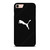 PUMA LOGO BLACK LEATHER iPhone 8 Case