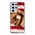 BASEBALL GLOVE AMERICAN FLAG Samsung Galaxy S21 Ultra Case