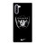 LAS VEGAS RAIDERS NFL NIKE Samsung Galaxy Note 10 Case