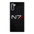 N7 MASS EFFECT PLATE EMBLEM Samsung Galaxy Note 10 Case