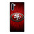 SAN FRANCISCO 49ERS SF METAL Samsung Galaxy Note 10 Case
