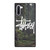 STUSSY SPOOKY FOREST LOGO Samsung Galaxy Note 10 Case