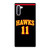 TRAE YOUNG ATLANTA HAWKS BLACK Samsung Galaxy Note 10 Case