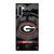 UNIVERSITY OF GEORGIA BULLDOGS UGA BLACK Samsung Galaxy Note 10 Case