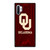 OKLAHOMA SOONERS WOODEN LOGO Samsung Galaxy Note 10 Plus Case