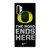 OREGON DUCKS THE ROAD ENDS HERE Samsung Galaxy Note 10 Plus Case