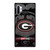 UNIVERSITY OF GEORGIA BULLDOGS UGA BLACK Samsung Galaxy Note 10 Plus Case