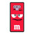 M&M RED Samsung Galaxy Note 9 Case