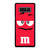 M&M RED Samsung Galaxy Note 8 Case