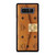 MCM WORLD WIDE BROWN LEATHER Samsung Galaxy Note 8 Case
