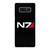 N7 MASS EFFECT METAL LOGO Samsung Galaxy Note 8 Case