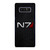 N7 MASS EFFECT PLATE EMBLEM Samsung Galaxy Note 8 Case