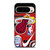 MIAMI HEAT NBA STICKER BOMB Google Pixel 9 Pro Case