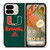 MIAMI HURRICANES GREEN LOGO Google Pixel 9 Pro Fold Case